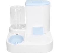 Animaux de compagnie Automatic Feeder Waterer Set Multifonction 2 en 1 Une pièce de grande capacité Chat pour intérieur Bleu