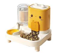 Animaux de Compagnie pour Animaux de Compagnie Distributeur Alimentaire Automatique pour animauxx de compagniee Aliments et Eau 2 en 1 | Surélevé Universel | Protection de la