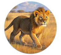 Animaux de compagnieit Lion 1000 Pièces Faune Sauvage Puzzle pour Adulte Qualité Supérieure De l'art De La DécoRation Moderne Adultes Et Enfants Dès 14 Ans 1000pcs (67.5x67.5cm)