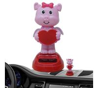 Animaux De Danse À Énergie Solaire, Ornement De Bureau De Dessin Animé | Jouets De Décoration De Tableau De Bord Pour Voiture, Ornement De Table De Saint Pour La Maison De Voiture, Jouets De Figure Ca
