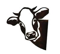 Animaux De Jardin En Métal, Ferme, Observer Les Animaux, Bovin, Décoration Pendentif, Piquets De Jardin En Plein Air, Décor De Pelouse, Arrière-Cour En Métal D7j8