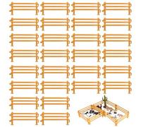 animaux de la ferme jouets éducatifs 70 pièces mini barrières chevaux enfants scène ferme miniature accessoires jeu intérieur extérieur PVC durable