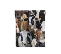 Animaux de la Ferme Vaches laitières Vache, Sac de Rangement pour Femmes, Portefeuille supérieur à Presser, Petit Porte-Monnaie, Pochette de Changement