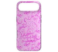 Animaux de la forêt Rose Vif en Toile, Ours, Lapin, cerf, Renard Coque pour iPhone Air