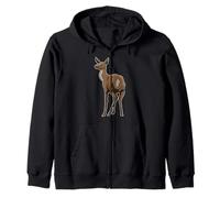 Animaux de la forêt Tropicale - Chevreuil Sweat à Capuche