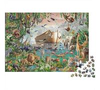 Animaux de la Jungle Puzzle 1000 Pièces Educa Jouet en Bois Jeu D'Intelligence Décoration Intérieure Tropical Rain Forest Jeu Éducatif Challenge Toy Adultes & Enfants des 14 Ans 1000pcs (75x50cm)