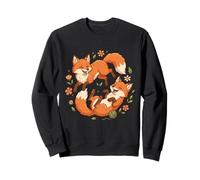 Animaux de la Nature Mignons et ludiques Renards des Bois Sweatshirt
