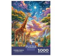 Animaux de la Savane Africaine Puzzle 1000 Pièces, Difficile Puzzles pour Adults EnfFourmi, Jeu De Défi Intellectuel 70x50cm/1000pcs
