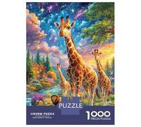 Animaux de la Savane Africaine Puzzle 1000 Pièces, Difficile Puzzles pour Adults EnfFourmi, Jeu De Défi Intellectuel 70x50cm/1000pcs