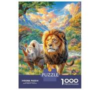 Animaux de la Savane Africaine Puzzle 1000 Pièces, Difficile Puzzles pour Adults EnfFourmi, Jeu De Défi Intellectuel 70x50cm/1000pcs