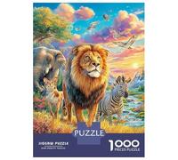 Animaux de la Savane Africaine Puzzle 1000 Pièces pour Adults Et EnfFourmis, Jeu De Défi Intellectuel Puzzles52x38cm/1000pcs