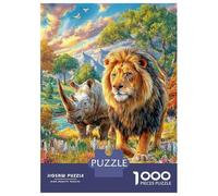 Animaux de la Savane Africaine Puzzle 1000 Pièces, Puzzles Difficiles, Adaptés Aux Adultes Et Aux EnfFourmis, Jeu De Défi Intellectuel 38x26cm/1000pcs