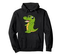 Animaux de Style Bande dessinée Crocodile Sweat à Capuche