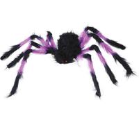 Animaux Décoration Effrayant Violet Noir Araignées Pour Halloween Fête Toile d'araignée Décoration Figure Effrayant Atmosphère Lugubre Célébration Horreur Coulisse Festif Détail Fidèle Créatif, Couleu