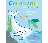 Animaux des mers - Coloriage sans dépasser