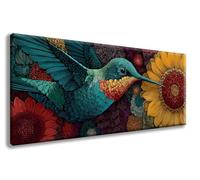 Animaux Diamond Painting Adulte, Colibri Broderie Diamant Painting Kit Complet, DIY 5D Peinture Diamant Diamond Strass Point de Croix Cristal Artisanat Kit pour Decoration Maison 80x160cm -zzg250865