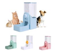 Animaux Distributeurs automatiques de Nourriture,1600ml Distributeur Automatique de Nourriture pour Lapin,Gamelles pour Nourriture et Eau,pour Petit Animal Domestique,Lapins,furets,Chats (Bleu)