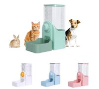 Animaux Distributeurs automatiques de Nourriture,1600ml Distributeur Automatique de Nourriture pour Lapin,Gamelles pour Nourriture et Eau,pour Petit Animal Domestique,Lapins,furets,Chats (Vert)