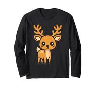 Animaux Drôle Petit caribous Minimaliste Simple Caribou Manche Longue