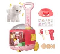 Animaux Électroniques - Jouet Pour Animaux De Compagnie En Peluche | Figures En Peluche Animale Réaliste Pour Tout-petit Comme Si Vous Jouez Des Bébés Filles Garçons Anniversaire Apprenant Le