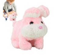 Animaux électroniques pour enfants | Lapin interactif qui marche avec son - Jouet de lapin avec technologie électronique pour garçons et filles pour les fêtes d'anniversaire, de Noël et de Pâques