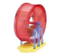 Animaux électroniques - Simulation interactive en peluche Hamster Bunny | Jouet animal électronique, jeu de roues d'exercice avec stand, modè réalistes parfaits pour chiens et le jeu de chat, l