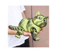 Animaux en 3D Jouet Imprimé en 3D Chat à Poil Court Fidget Articulé 36cm pour Cadeaux Fantaisie Surprise-Black Gold