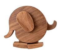 Animaux en Bois à roulettes Faits Main - Sculpture Éducative Amusante à Marche Inclinée Mécanique - Jouet STEM à Inclinaison | pour Fille Garçon Chambre Salon Salle de Jeux