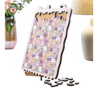 Animaux en bois pour adultes | Décoration de puzzle pour salle de séjour, jouet puzzle éducatif - pour adultes, réunions de famille, soirée de jeux, vacances, anniversaire, bureau à domicile