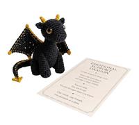 Animaux en Crochet Positifs Jouet Dragon De Poche Émotionnel Tricoté avec