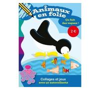 Animaux en folie : Ça fait des vagues ! avec 57 autocollants - Collectif - Le Ballon Eds - broché - Document jeunesse