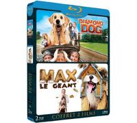 Animaux en folie : Diamond Dog : chien milliardaire + Max le géant [Pack] [Blu-ray]