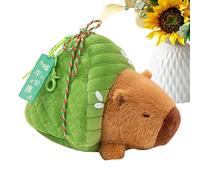 Animaux en peluche, Capybara en peluche en forme de Zongzi - réaliste amusante en forme de zongzi pour bébés filles garçons tout-petits dragons bateau festival fête d'anniversaire vale