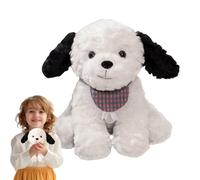 Animaux en Peluche Chiot | Adorable et Mignon avec une Écharpe,Poupées En Peluche Animaux En - Pour Canapé Anniversaire Étagère Maison Bureau Salon Enthousiastes Admirateurs Amis Filles Garçon