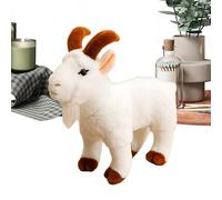 Animaux en Peluche de chèvre - Peluche recyclée, Jouet en peluchhe, Cadeau pour de chèvre avec bébés à l'intérieur | Jouets Doux Mignons en pelucche de | pour Garçons Filles