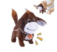 Animaux en peluche | Décoration électrique interactive réaliste avec voix et mouvement, animaux en peluche, pour filles et garçons à Noël et Pâques comme remplissage de chaussettes et