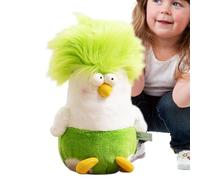 Animaux en peluche doux, animaux en peluche | Peluche amusante en forme de poulet pour décorer le canapé,Animal en peluche avec poulet à poils longs, coussin doux pour canapé, poupées en peluche br