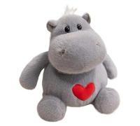 Animaux En Peluche - Hippopotame : Environ 35 Cm D'oreiller Décoratif Doux En Forme De Hippopotame, Coussin En Peluche Mignon, Ornement Animal Confortable | Remplisseur De Panier De Pâques D'an
