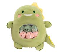 Animaux en Peluche Kawaii Peluche Dinosaure 1 Pièce 40 * 50cm Jouet Doux + 6 Pièce Mini Peluches Coussin Peluche Koala Cadeaux pour Filles GarçOns Jouet en Peluche Hug a Lumps
