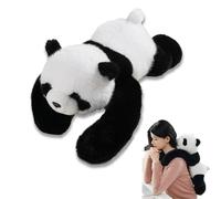 Animaux en Peluche Lestés, Oreiller À Câliner en Peluche Douce Panda Lesté, Oreiller À Câliner pour Soulager L'anxiété Et Soutenir Le Sommeil
