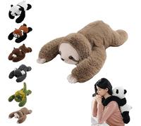 Animaux en Peluche Lestés pour en-fants Et Adultes - Panda Lesté pour Soulager L'anxiété,Paresseux Peluche Lestée,Hugging Coussin Moelleux Et Confortable pour Un Sommeil Réparateur (Paresseux, 30cm)