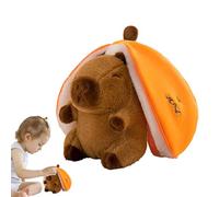 Animaux en Peluche,Peluches d'animaux - Jolie en Peluche réversible | Oreiller Capybara Orange Lapin Avocat transformateur, Jouets Animaux en, Douce pour