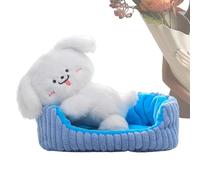 Animaux en peluche Poupée Puppy Fox | Fictos en peluche en peluche, mignon chiot bourdonnant, animaux en peluche, poupée timide, adorable jouet en peluche pour filles pour filles anniversaire