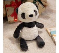 Animaux en Peluche rembourrés Doux Renard Singe Chat Chien Panda 30 cm Mignon Câlin Cadeau d'anniversaire pour Enfants Compagnon de câlin Beloved Panda