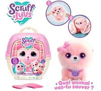 Vedes Animal en peluche Scruff A Luvs Boule de poils Rose G