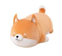 Animaux en peluche Shiba Inu Animaux en peluche, Doux Shiba Inu Chien Peluche Oreiller Mignon Corgi Chien Peluche Cadeaux pour Filles Enfants Anniversaire Saint Valentin (35 cm, Jaune)