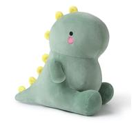 Animaux en Peluche Shownicer Dinosaure Oreiller Kawaii Jouet Animal Poupée Coussin Cadeau pour Enfants Filles 3+ Ans (Vert, 45cm)