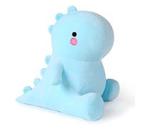 Animaux en Peluche Shownicer Dinosaure Oreiller Kawaii Jouet Animal Poupée Coussin Cadeau pour Enfants Filles 3+ Ans (Bleu, 45cm)