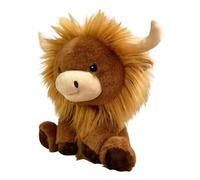 Animaux En Peluche Vache - Trente Centimètres Lion Réaliste Lesté Mignon Décoration Pour La Maison,Jouet en Peluche Vache de Dessin Animé | Pour Chambre Salle De Jeu Canapé Voiture Enfant Adulte
