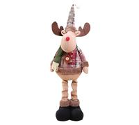 Animaux En Peluche Wapiti Décorations De Noël Animaux En Peluche Figures En Peluche Pour Les Vacances Bonhomme De Neige Animaux En Peluche Cadeaux De Jouets De Noël Animaux En Peluche De Noël Decorat